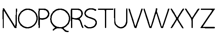 Nunito Font UPPERCASE