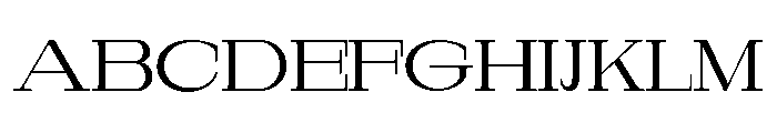 Nurell Expanded Font UPPERCASE