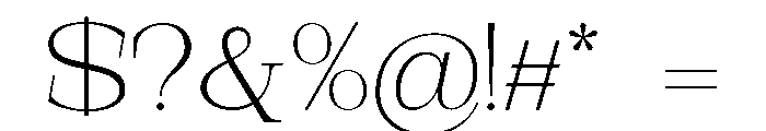 Nurell ExtLt SemExp Font OTHER CHARS