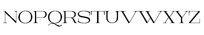 Nurell Light Expanded Font UPPERCASE