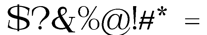 Nurell Semi Expanded Font OTHER CHARS