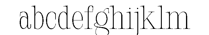 Nurell Thin Condensed FONT
