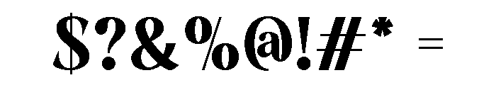 Nurencia Regular Font OTHER CHARS