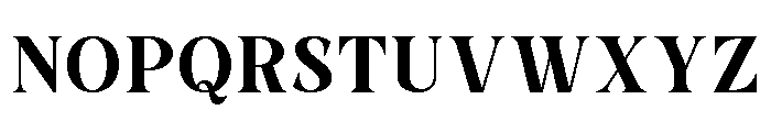 Nurencia Regular Font UPPERCASE