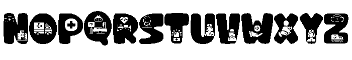 Nurse Font 1 Font UPPERCASE