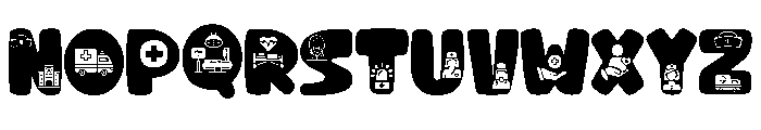 Nurse Font 3 Font UPPERCASE