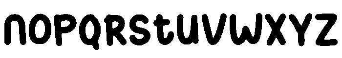 Nursery School Regular Font LOWERCASE