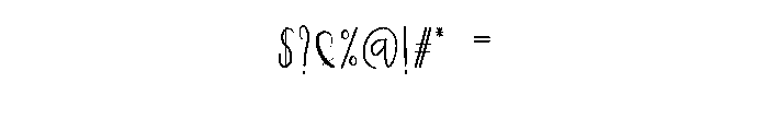 Nursing Font OTHER CHARS