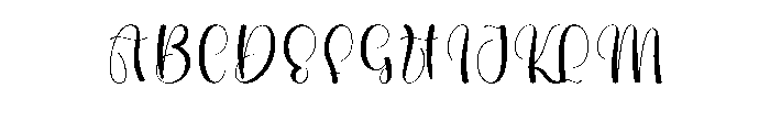 Nursing Font UPPERCASE