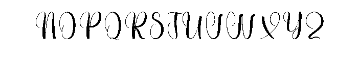 Nursing Font UPPERCASE