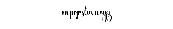 Nursing Font LOWERCASE