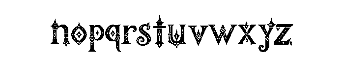 Nusantara Heritage Font LOWERCASE
