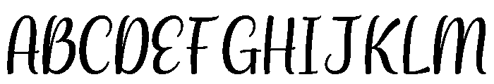 Nuslyce Font UPPERCASE
