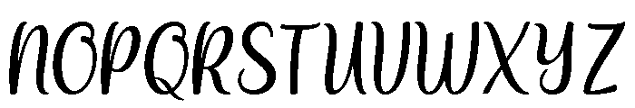 Nuslyce Font UPPERCASE