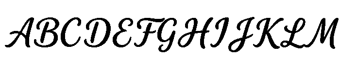 Nusntara Regular Font UPPERCASE