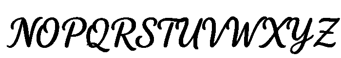 Nusntara Regular Font UPPERCASE