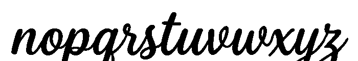 Nusntara Regular Font LOWERCASE