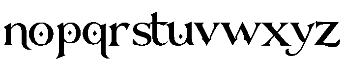 Nuvessa Regular Font LOWERCASE