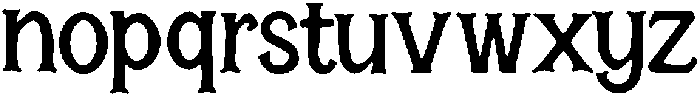 Nuca ttf (400) Font LOWERCASE