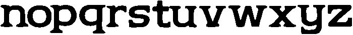 Nucaja ttf (400) Font LOWERCASE