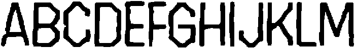 Nuda ttf (400) Font UPPERCASE