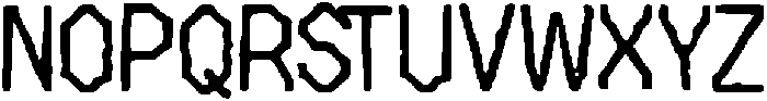 Nuda ttf (400) Font UPPERCASE