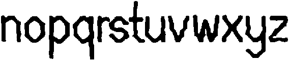 Nuda ttf (400) Font LOWERCASE