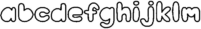 Nugget Soda Outline otf (400) FONT