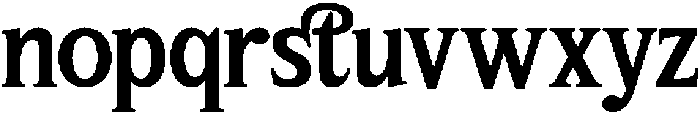 Nugira Rilasto otf (400) Font LOWERCASE