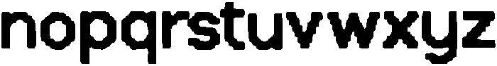 Nuho ttf (400) Font LOWERCASE
