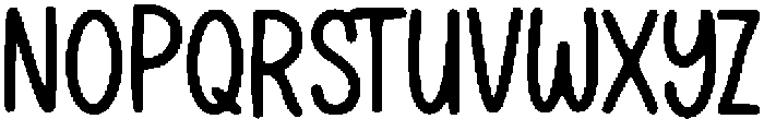 Nujujo ttf (400) Font UPPERCASE