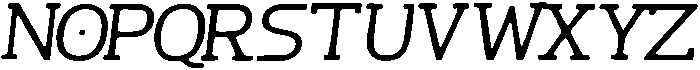 Nukaqo ttf (400) Font UPPERCASE
