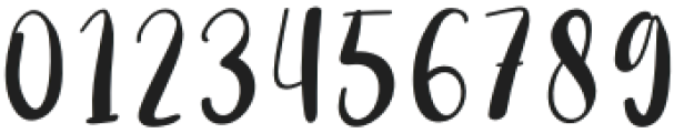 Number Regular otf (400) Font OTHER CHARS