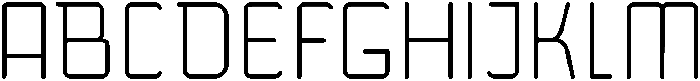 NumberFive SemiCondensed Light otf (300) Font UPPERCASE