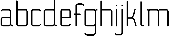 NumberFive SemiCondensed Light otf (300) FONT