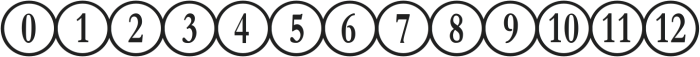 Numberpile Reversed otf (400) Font UPPERCASE
