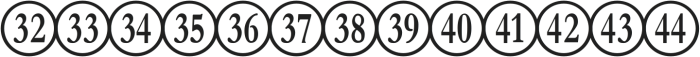 Numberpile Reversed otf (400) Font LOWERCASE