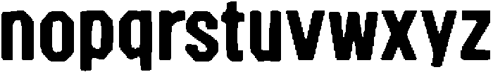 Numoba ttf (400) Font LOWERCASE