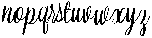 Nuptalia otf (400) Font LOWERCASE