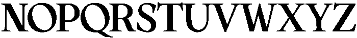 Nura Gliote Regular otf (400) Font LOWERCASE