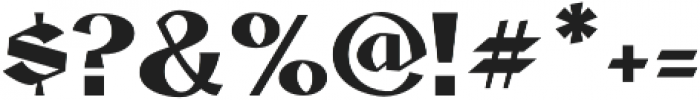 Nurnberg Black otf (900) Font OTHER CHARS