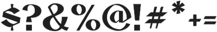 Nurnberg Bold otf (700) Font OTHER CHARS