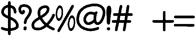 Nursery Regular otf (400) Font OTHER CHARS