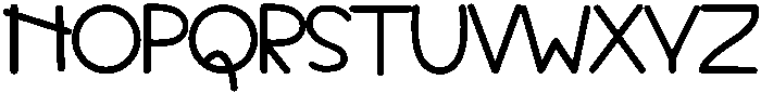 Nursery Regular otf (400) Font UPPERCASE