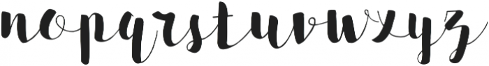 Nurture script-regular ttf (400) Font LOWERCASE