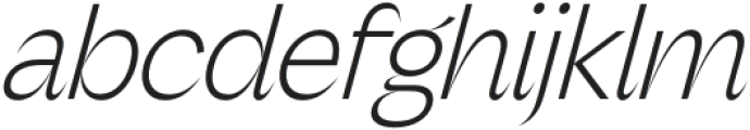 Nutgame Light Italic otf (300) Font LOWERCASE