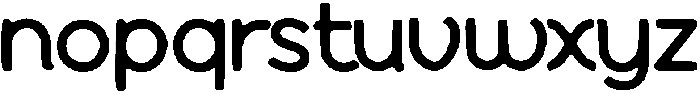 Nutife ttf (400) Font LOWERCASE