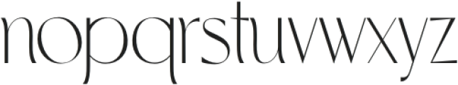 Nuvair-Thin otf (100) Font LOWERCASE