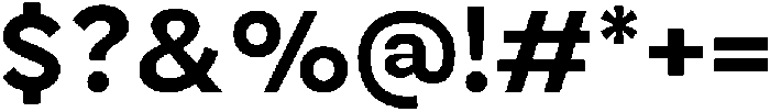 Nuvetra Bold ttf (700) Font OTHER CHARS