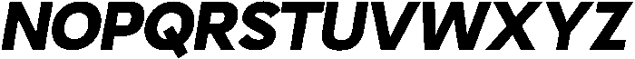 Nuvetra Extra Bold Slanted ttf (700) Font UPPERCASE